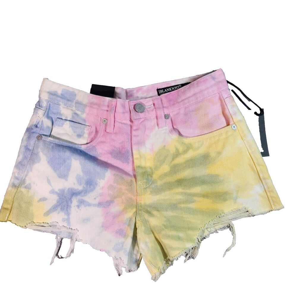 BlankNYC Size 25 The Barrow Vintage High-Rise Distressed Denim Jean Shorts